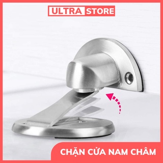 Chặn cửa bán nguyệt, Nam châm tự hút, Chặn cửa chống va đập gắn sàn giúp hạn chế va đập cho cánh cửa