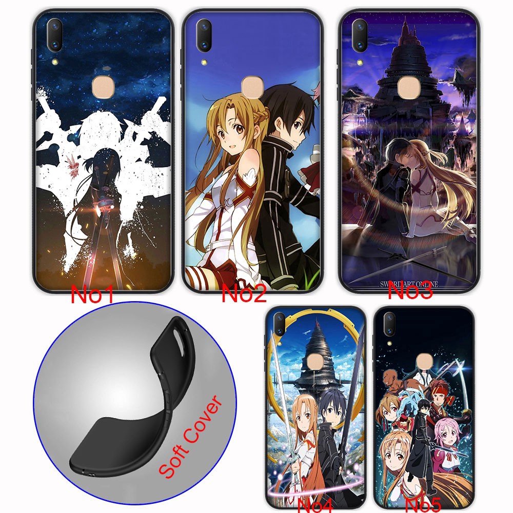 Ốp Điện Thoại Dẻo Họa Tiết Hoạt Hình Sword Art Online Cho Huawei Nova 2i 3 3i 4 4e 5i 5t 7 Se Pro 4no