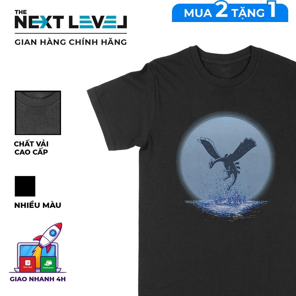 Áo thun Vị thần bảo hộ của biển cả - Lugia Unisex THE NEXT LEVEL, Cotton 100% nam nữ - BT0014