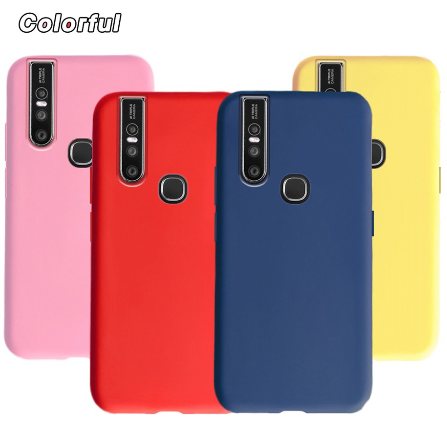 Ốp điện thoại dẻo nhám chống va đập màu ngọt ngào cho vivo v15 vivo v15 1819 v1832a v 15 vivos1