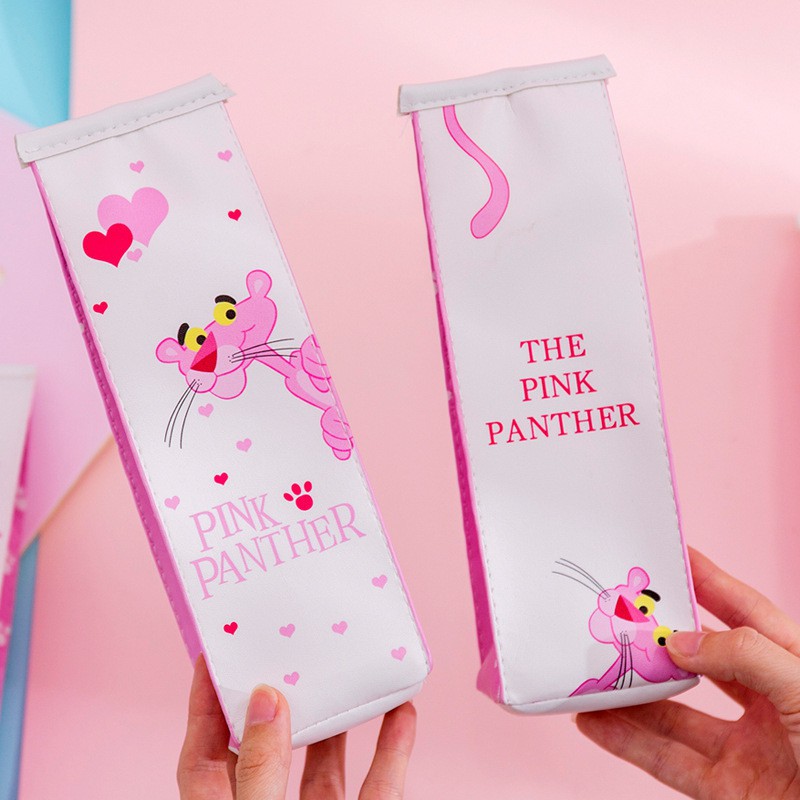 Bóp đựng bút Hộp sữa Bơ xanh Avocado và Báo Hồng Pink Panther Be Tiny