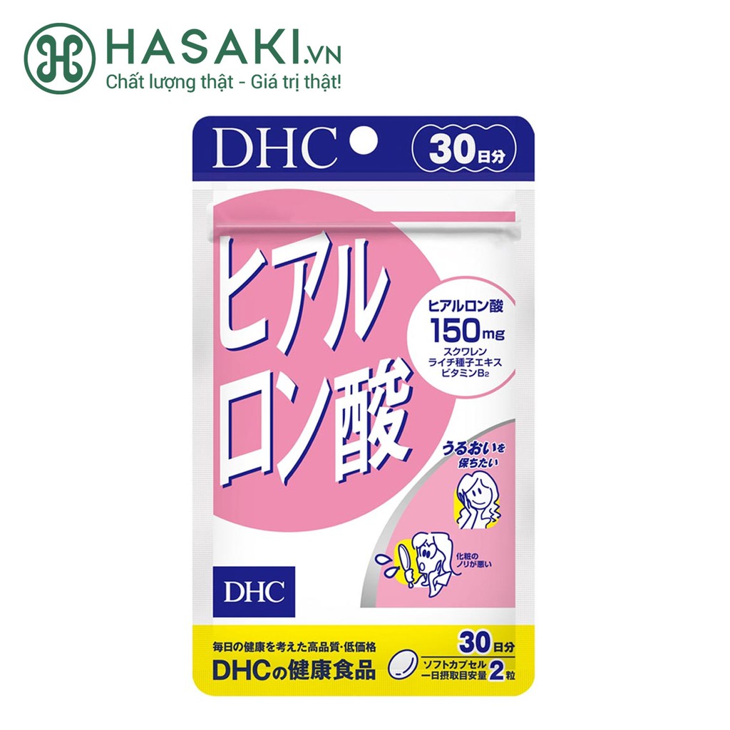 Viên Uống DHC Hyaluronic Acid Giữ Ẩm Cấp Nước 30 Ngày Hyaluronic Acid Supplement 30 Days