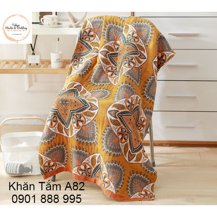 O23_Khăn tắm xô 100% Organic Cotton cao cấp (Size:140*70cm)