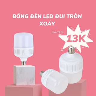 Bóng Đèn LED, Bóng LED Ánh Sáng Trắng Đui Xoáy, Đèn Trần Phú