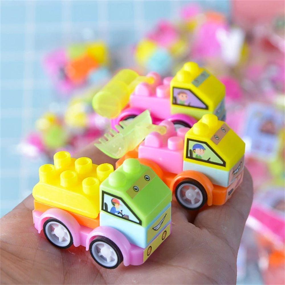 Bộ Đồ Chơi Lắp Ráp Xe Hơi 4 Bánh Vui Nhộn Cho Bé Trai