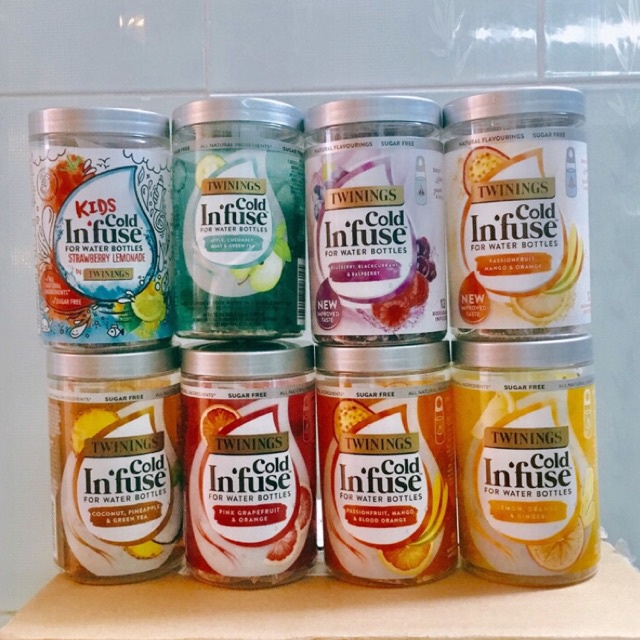 [Hàng mới về] Trà Twinings nhúng lạnh trái cây detox không đường tăng cường đề kháng