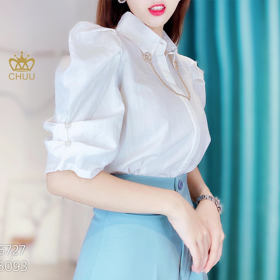 Áo sơ mi kiểu tay phồng dáng lửng CHUU A6727 | BigBuy360 - bigbuy360.vn