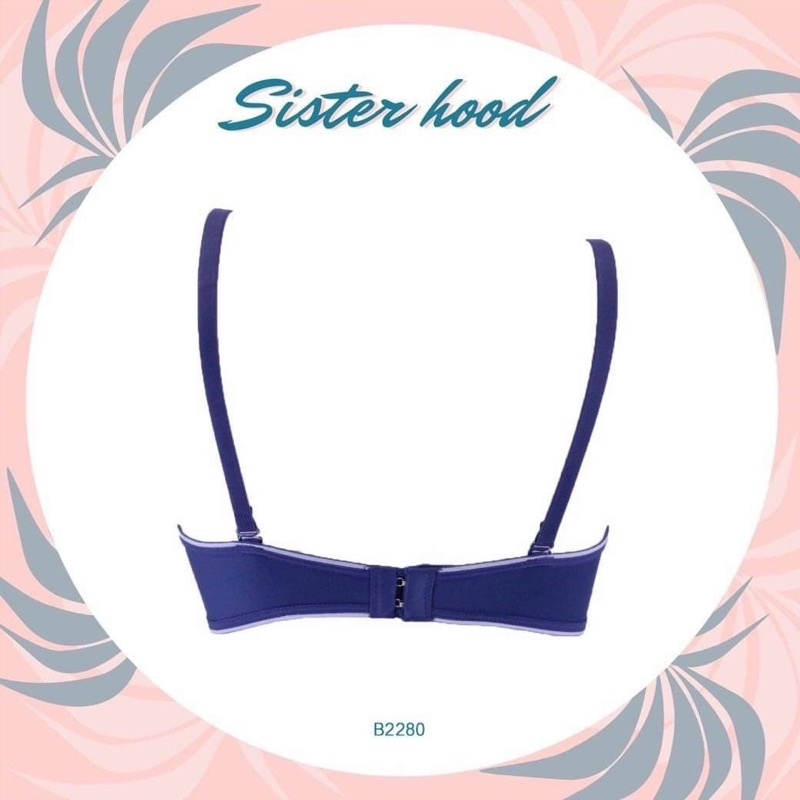 Áo ngực mút dày mặc áo dài nâng ngực có gọng Sister hood 2280 vải mát size 32, 34, 36 màu trắng hàng Thái lan