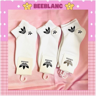 Tất Trắng Nam Nữ Cổ Ngắn Aiddas, Vớ Ngắn Nam Nữ vải Cotton dày vừa, chất liệu cotton thoáng mát khử mùi -TN6