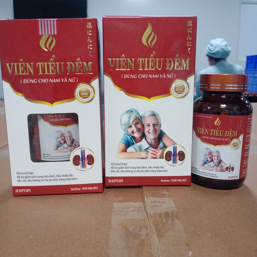 Viên uống bổ thận giảm tiểu đêm, tiểu nhiều lần do thận yếu - 30 viên [Viên Tiểu Đêm Đỏ]