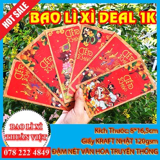Bao Lì Xì 2021 - Chủ đề Tết 3 Miền - Siêu Rẻ - hàng loại 1 - được chọn mẫu