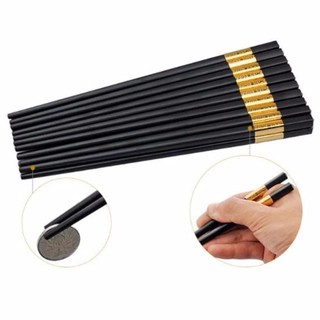 HỘP 10 ĐÔI ĐŨA HỢP KIM MẠ VÀNG