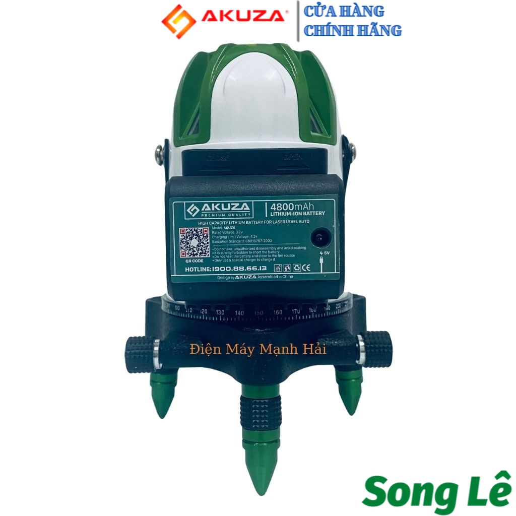 [HCM] MÁY CÂN BẰNG LASER AKUZA AK-911 - 5 TIA XANH SIÊU SÁNG - MÁY CÂN MỰC, BẮN CỐT, ĐÁNH THĂNG BẰNG FULL PHỤ KIỆN