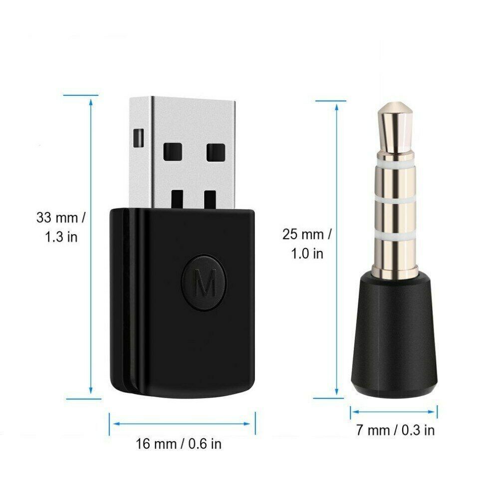 Usb Nhận Tín Hiệu Bluetooth Jack 3.5mm Cho Tay Cầm Chơi Game Ps4