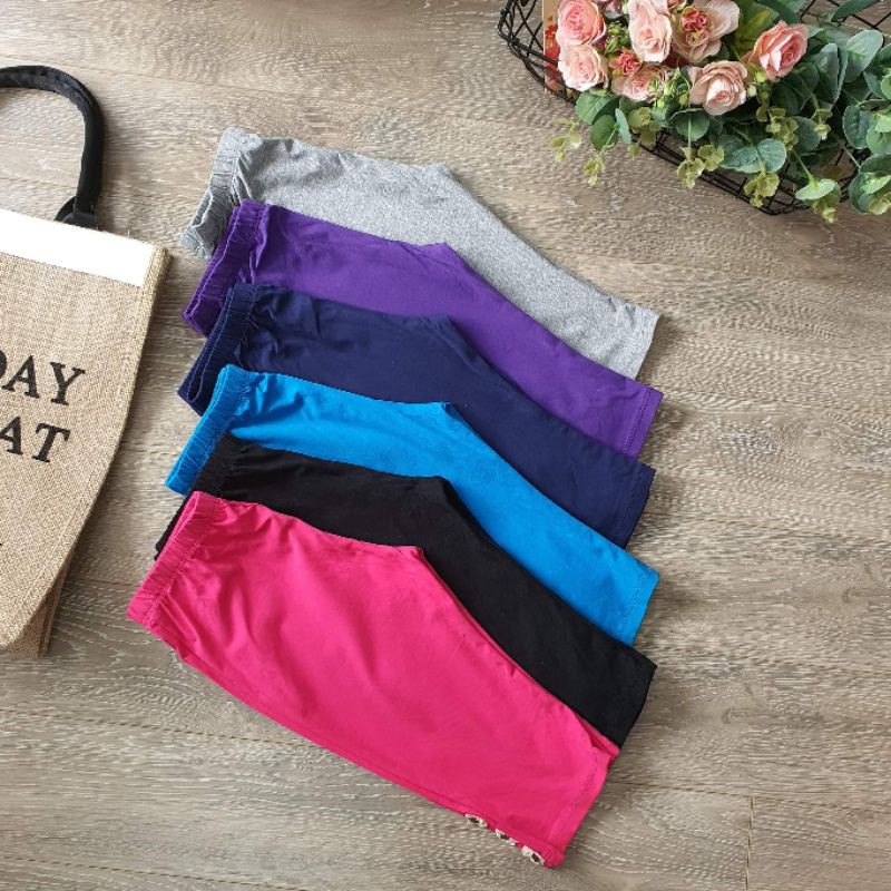 [Set 3 quần] Quần legging mùa hè 18-26kg siêu mềm cho bé gái