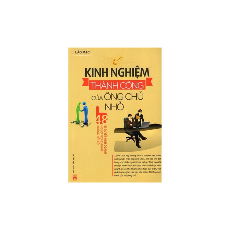 Sách - Kinh Nghiệm Thành Công Của Ông Chủ Nhỏ