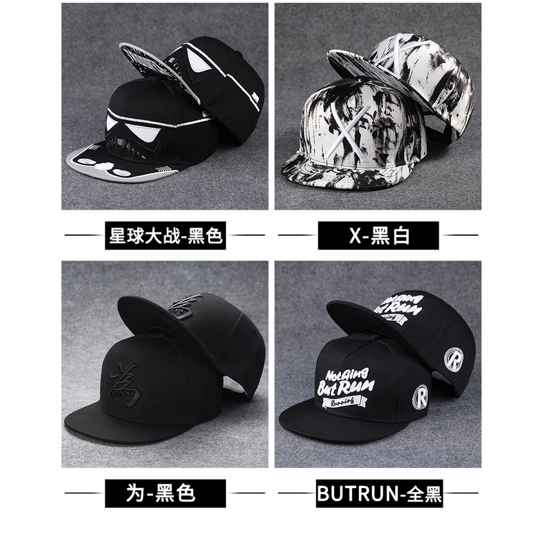 Mũ Lưỡi Trai Phẳng Vành Phẳng Phiên Bản Hàn Quốc Hip-Hop Đường Phố Thời Trang Xuân Thu Cho Nam Và Nữ