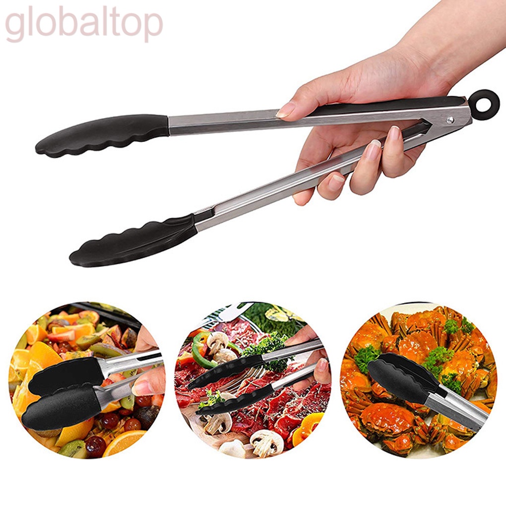 Kẹp gắp thức ăn dài 9/12 inch bằng thép không gỉ