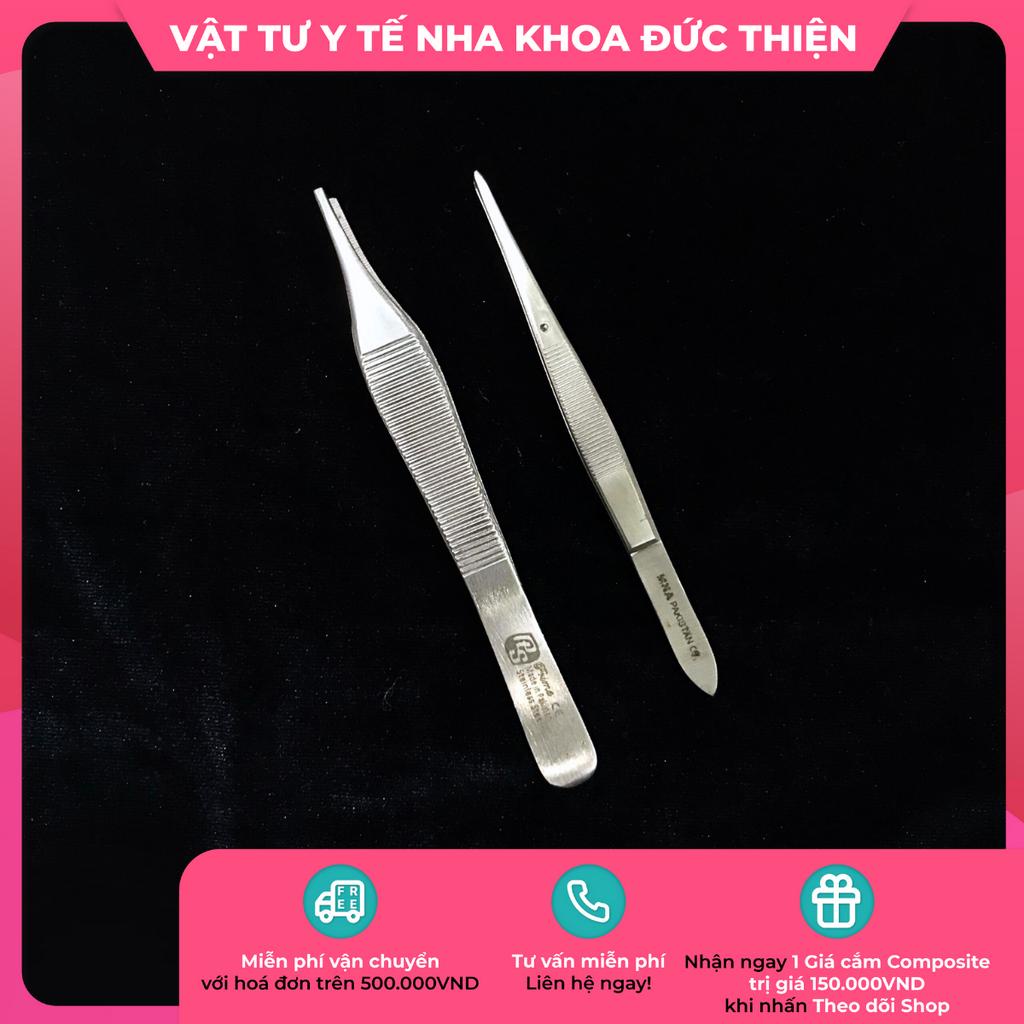 Kẹp phẫu tích có mẫu không mấu Pakistan - Dụng cụ nha khoa chính hãng