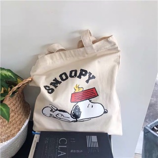 Freeship 99k TQ_Túi tote snoopy