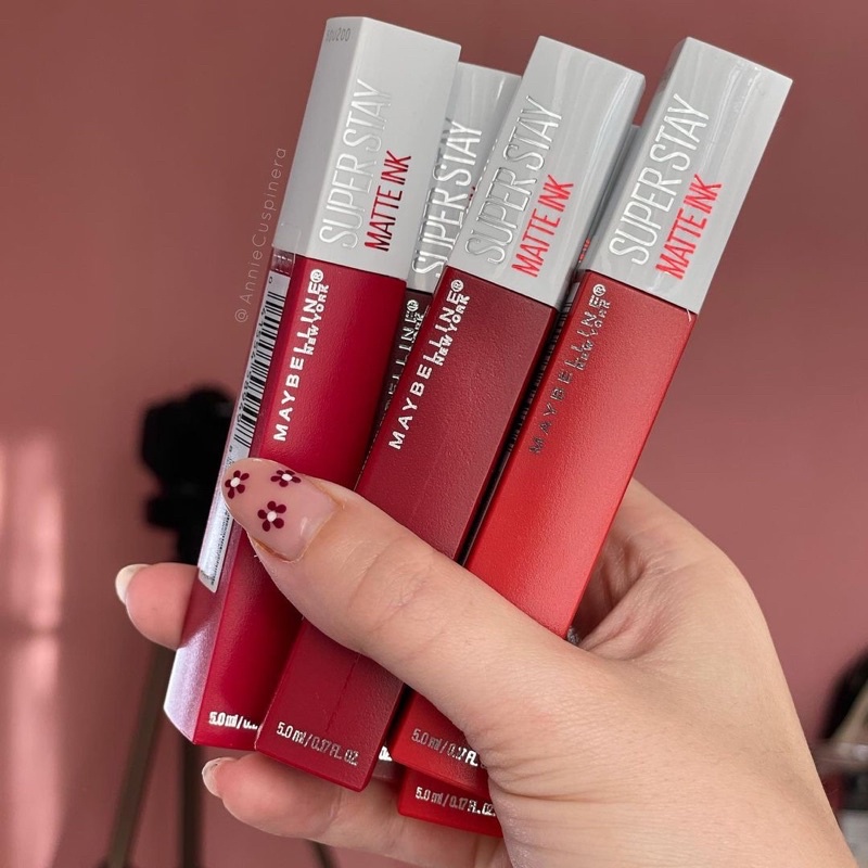 SON KEM LÌ GIỮ MÀU 16H MAYBELLINE SUPER STAY MATTE INK