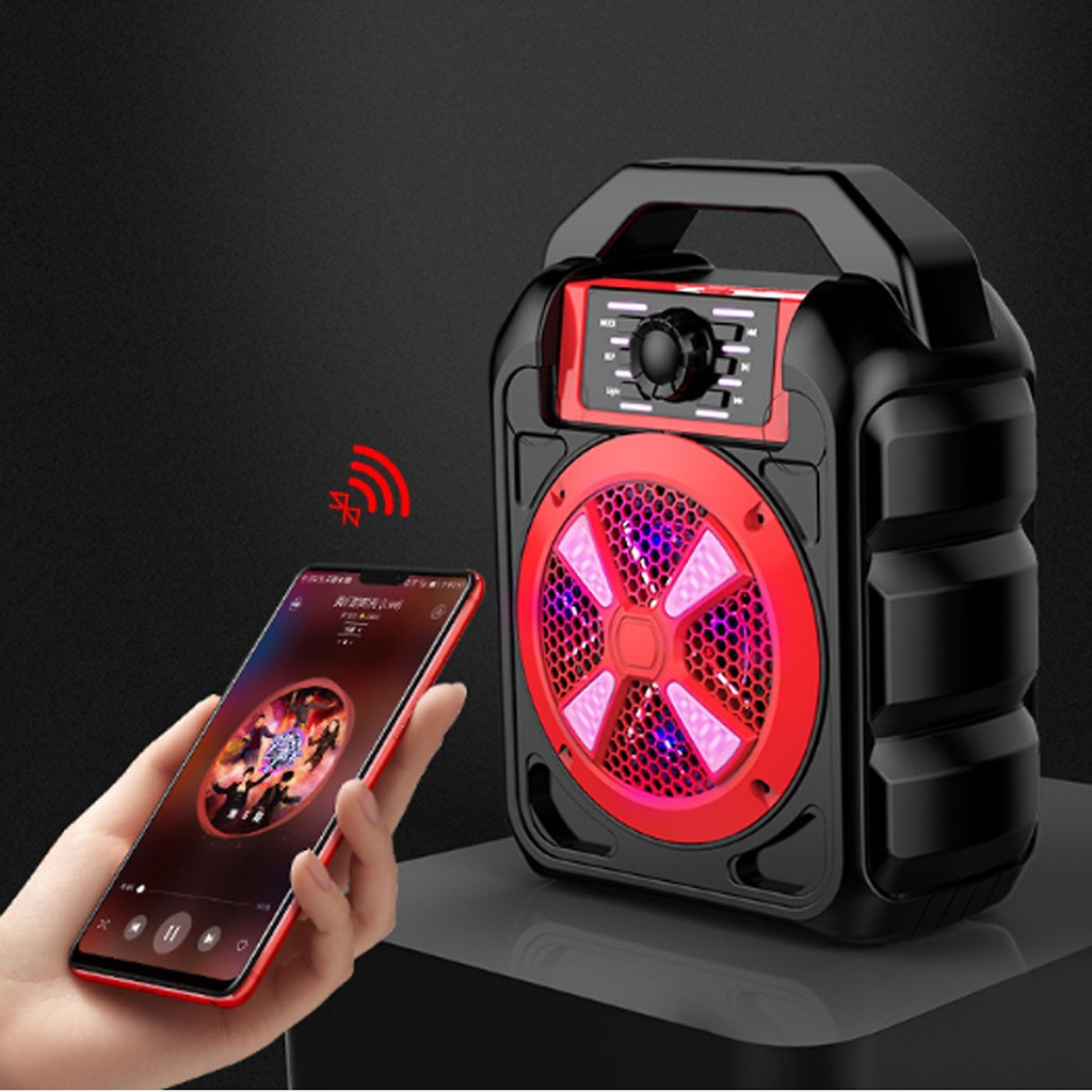 { RẺ VÔ ĐỊCH } Loa Bluetooth B502-K Cao Cấp Hát Karaoke Trên Smartphone, Iphone, Ipad Xách Tay Đa Năng