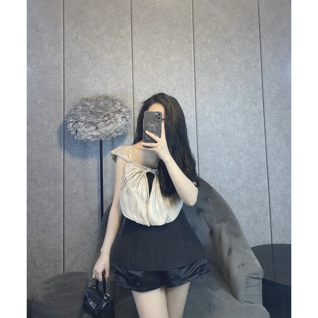 [Ảnh Thật] Áo Nữ Kiểu Phối Nơ To Xinh Hết Nấc [LanHin90]