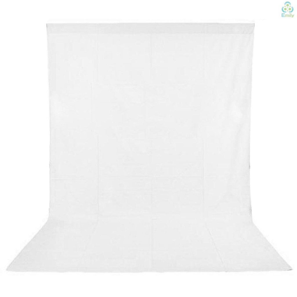 Phông nền chụp ảnh bằng vải không dệt màu xanh lá/đen/trắng kích thước 1.6x3M / 5x10FT 3 màu