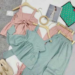Bộ 2 dây cột nơ chất lụa