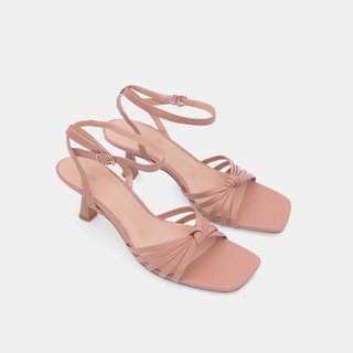 Sandal mũi vuông 7cm Zelda Star phối quai chéo - SN0400521