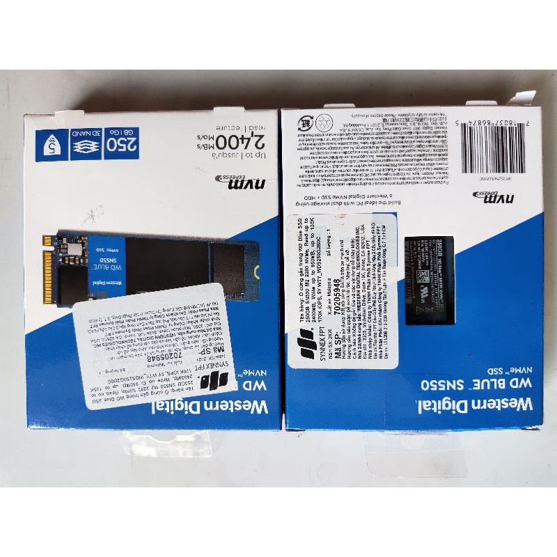 Ổ cứng ssd 250g 500g 1t WD m2 2280 NVMe | BigBuy360 - bigbuy360.vn
