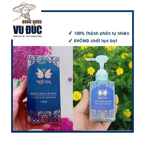 Dung Dịch Vệ Sinh Phụ Nữ Nữ Oa 110ml Hết Ngứa Cô Bé 2 Tuần Làm Sạch Se Khít Làm Hồng Vùng Kín Thơm Tho Khô Thoáng DASATA