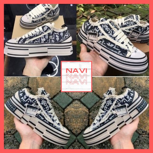 Giày Thể Thao, Giày Sneaker Xvessel, Giày Xvessel, Giày Xvessel Dio.r đế gỗ tăng chiều cao