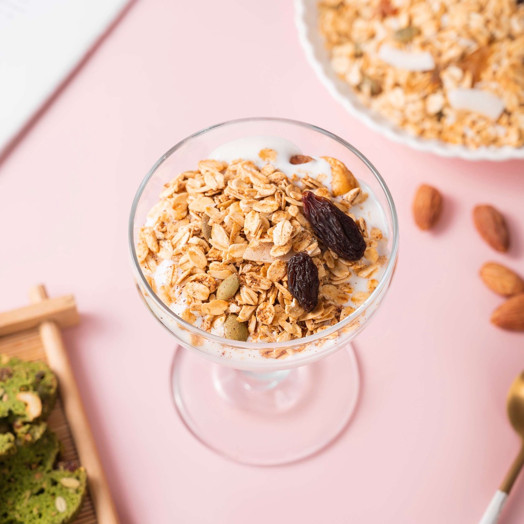 Ngũ cốc granola siêu hạt nguyên vị ONFOD giảm cân dành cho người tiểu đường, ăn kiêng, bà bầu, gym 250g 500g