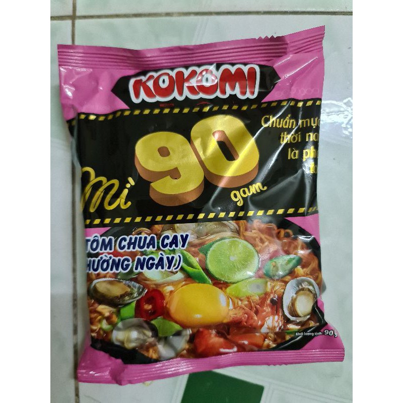 Mì Kokomi Đại 90 Tôm chua cay Thường ngày gói 90g