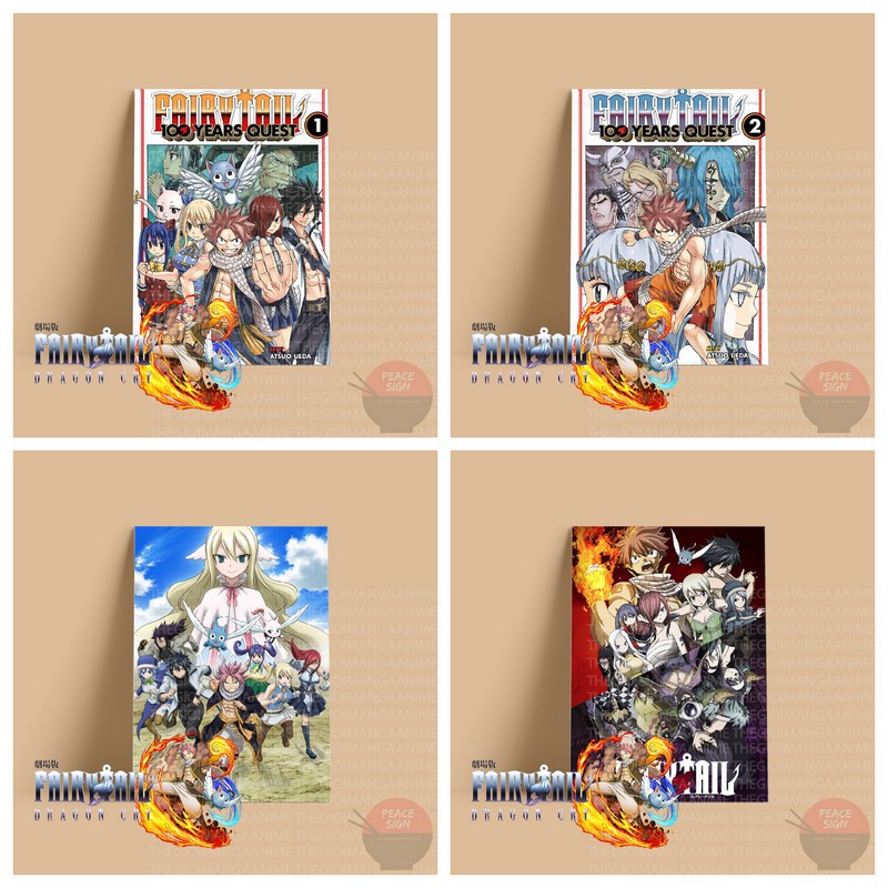 (50 mẫu) Tấm Postcard giấy 260gsm cao cấp FAIRY TAIL HỘI PHÁP SƯ A5 anime chibi ảnh đẹp nhiều mẫu