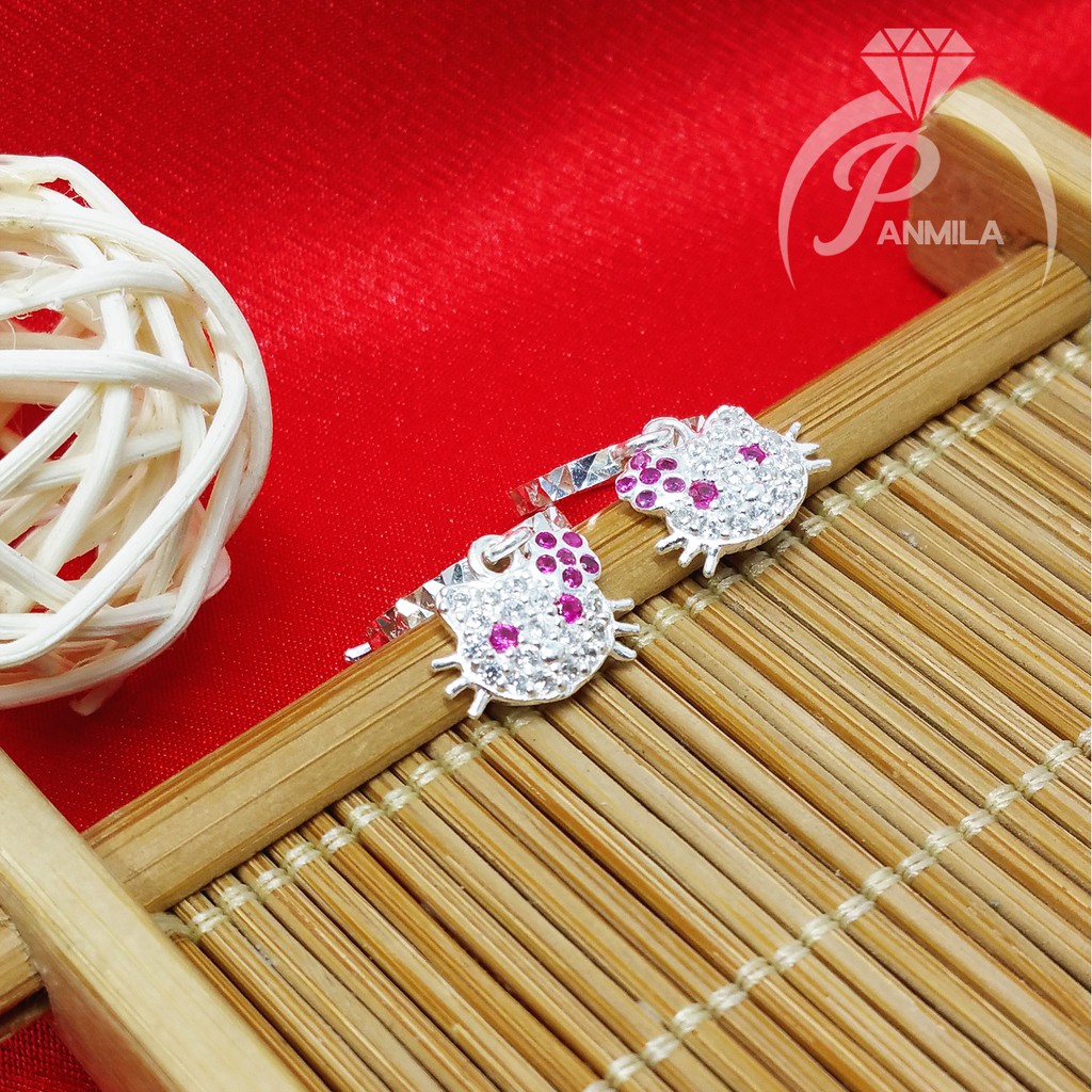 Dây chuyền bạc cho bé - mặt Mèo Kitty - thương hiệu trang sức bạc PANMILA
