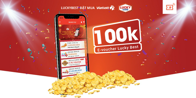 Toàn quốc Mã giảm 100k khi đặt mua vé Vietlott trên LuckyBest