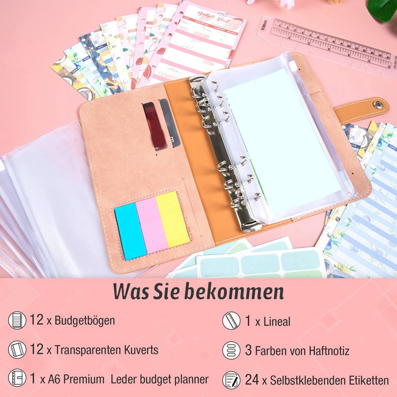 Phong Bì Kế Hoạch Tài chính Binder-A6 Budget
