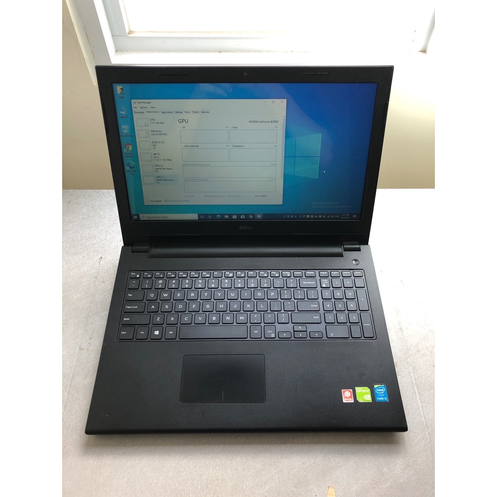 Laptop văn phòng cũ DELL inspiron 3543,i5-5200U,8GB Ram,120GB SSD, NVIDIA GeForce 820M, 15.6ich.