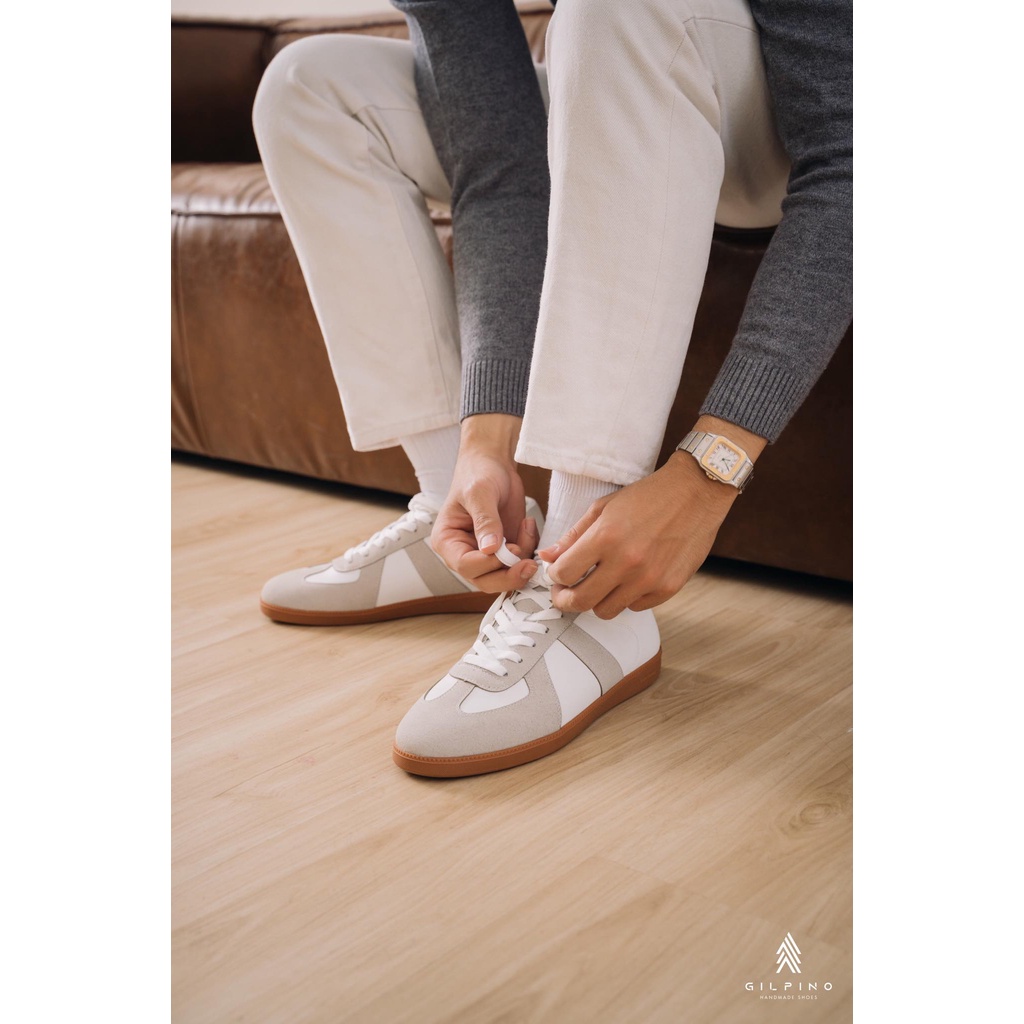 - GAT Shoes Camel giày da lộn phối phong cách casual năng động,giày da nam bảo hành 6 tháng