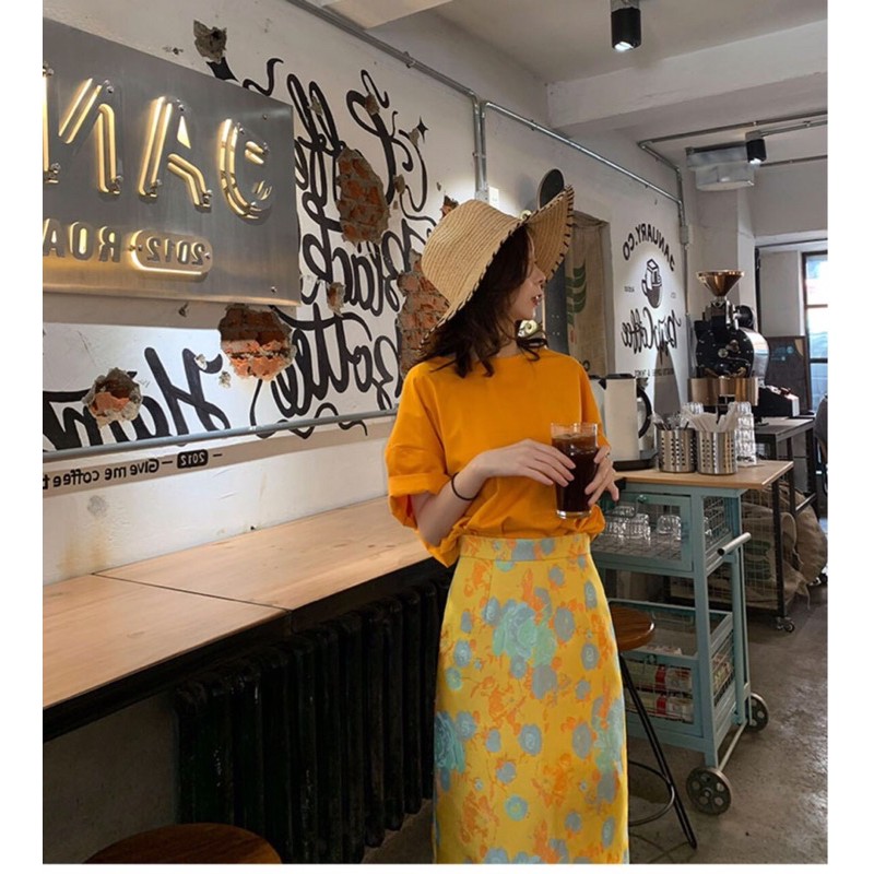 Set áo + chân váy hoa | BigBuy360 - bigbuy360.vn