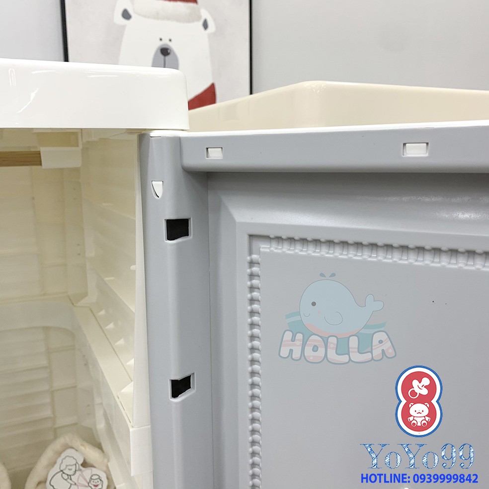 Tủ nhựa Holla 5 tầng 6 ngăn cao cấp HL-0919