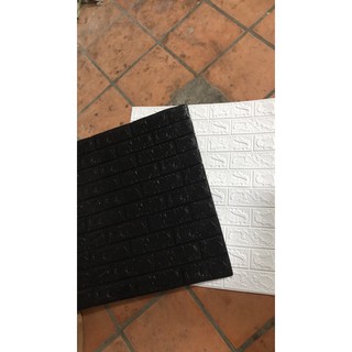 Xốp dan tường 3d màu đen