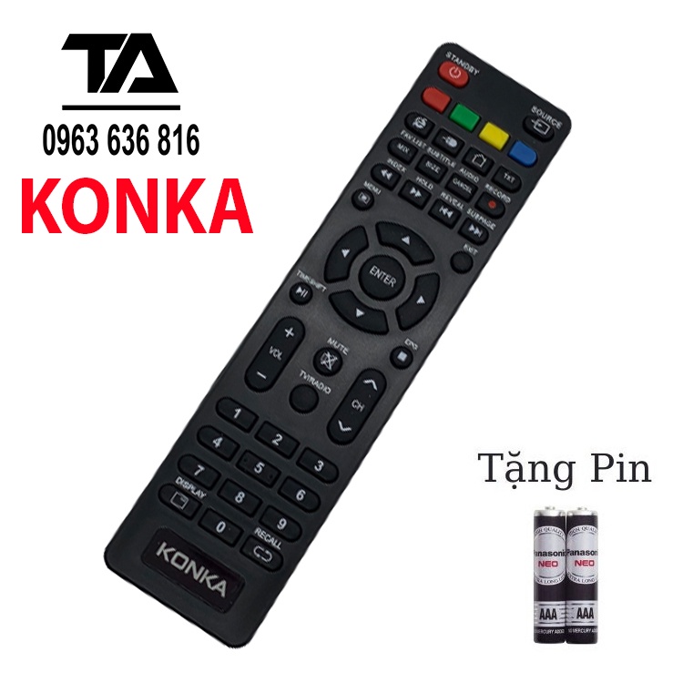 Remote Điều khiển tivi KONKA - mới 100%