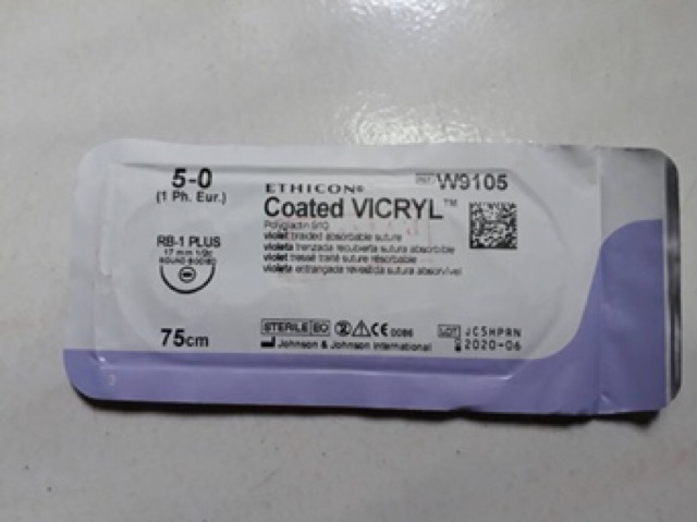 Chỉ tự tiêu Vicryl các số