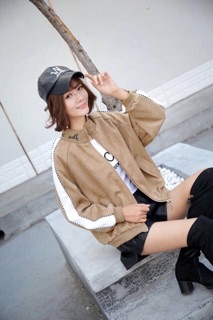 Áo Khoác Da Lộn ( QC )