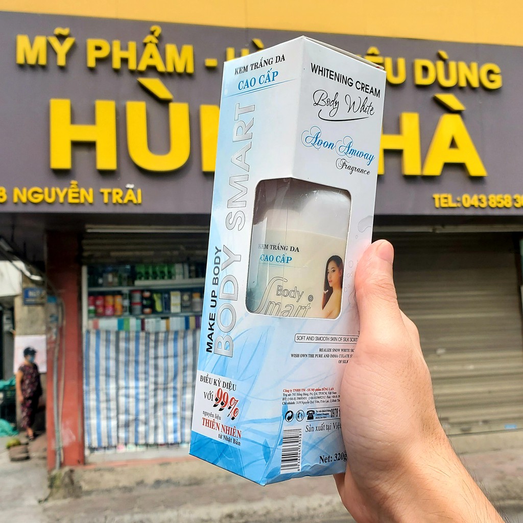 Kem dưỡng thể, kem dưỡng trắng da cao cấp Smart Body 320g