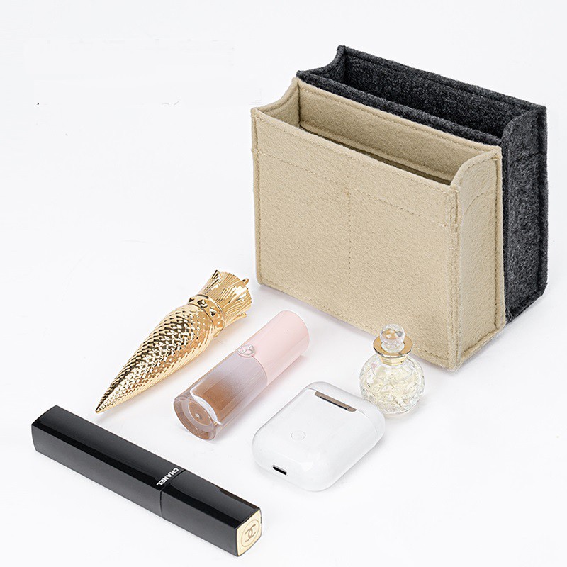 Túi trong túi phụ kiện túi cặp  lv petit sac plat  multi pocket bag organizer insert