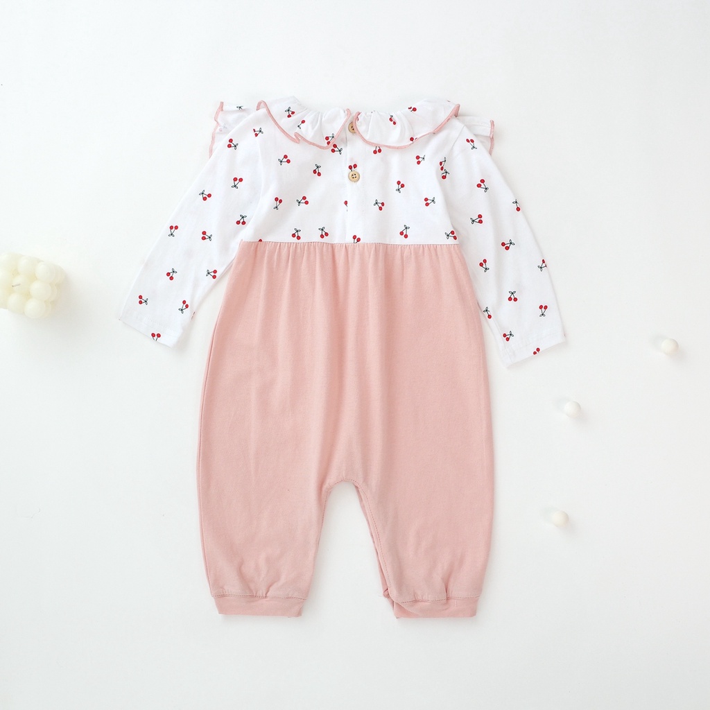 Bộ áo liền quần Sanlutoz tay dài thời trang mùa thu dành cho bé gái